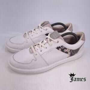 Cole Haan Grand Crosscourt Lace Up Tennis Shoe Womens Size 11 W25206 White